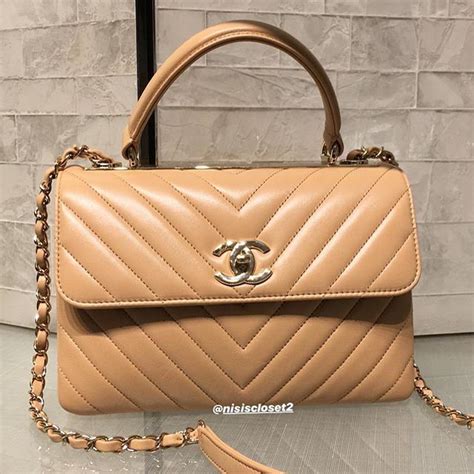 chanel trendy cc in beige with chevron|chanel fashion styles.